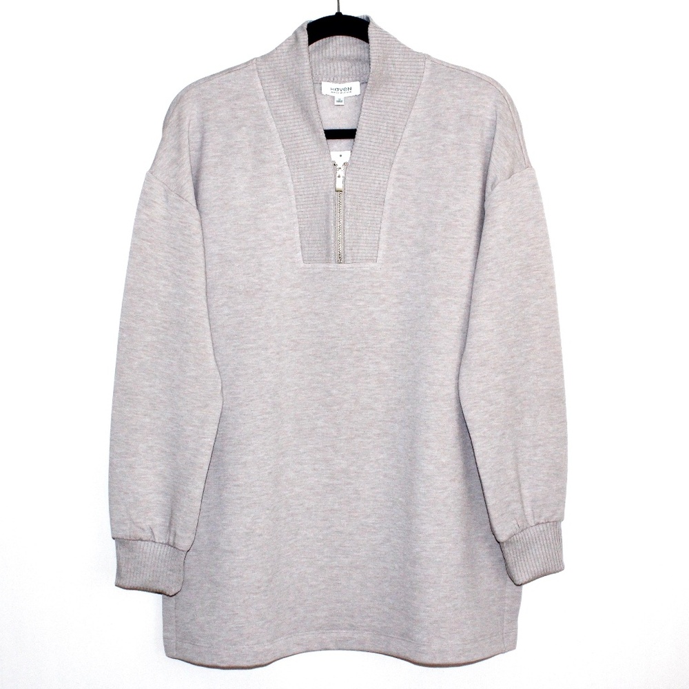 Haven Well Within Fleece Quarter-Zip Tunic Pullover